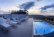Triiiple Tower/ Exklusives Wohnen über den Dächern Wiens/ Pool/ Terrasse