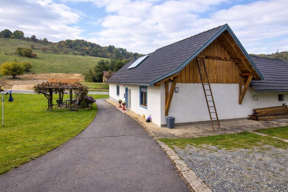 Gepflegter Vierkanthof mit Nebengebäude und eigenem Wald im idyllischen Südburgenland., Haus-kauf, 350.000,€, 8385 Jennersdorf