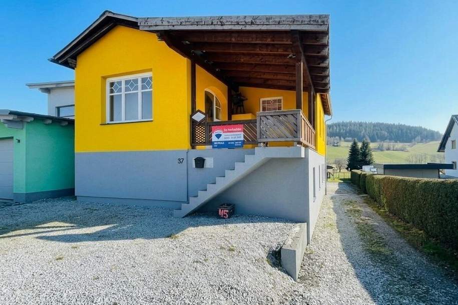 Charmantes Wohnhaus mit großer Werkstatt und Hebebühne – ideal für Bastler, Haus-kauf, 160.000,€, 4154 Rohrbach