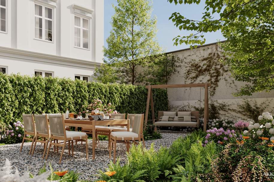 Kleinod mit Stadtgarten | Wohnen mit Blick ins Grüne, Wohnung-kauf, 299.000,€, 1110 Wien 11., Simmering