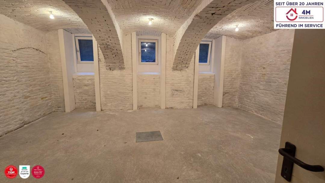 Frisch saniert! Kreativer Freiraum im Herzen von 1070 Wien-Neubau *Magazin-Lager-Hobbyraum* mit Altbau-Charme!