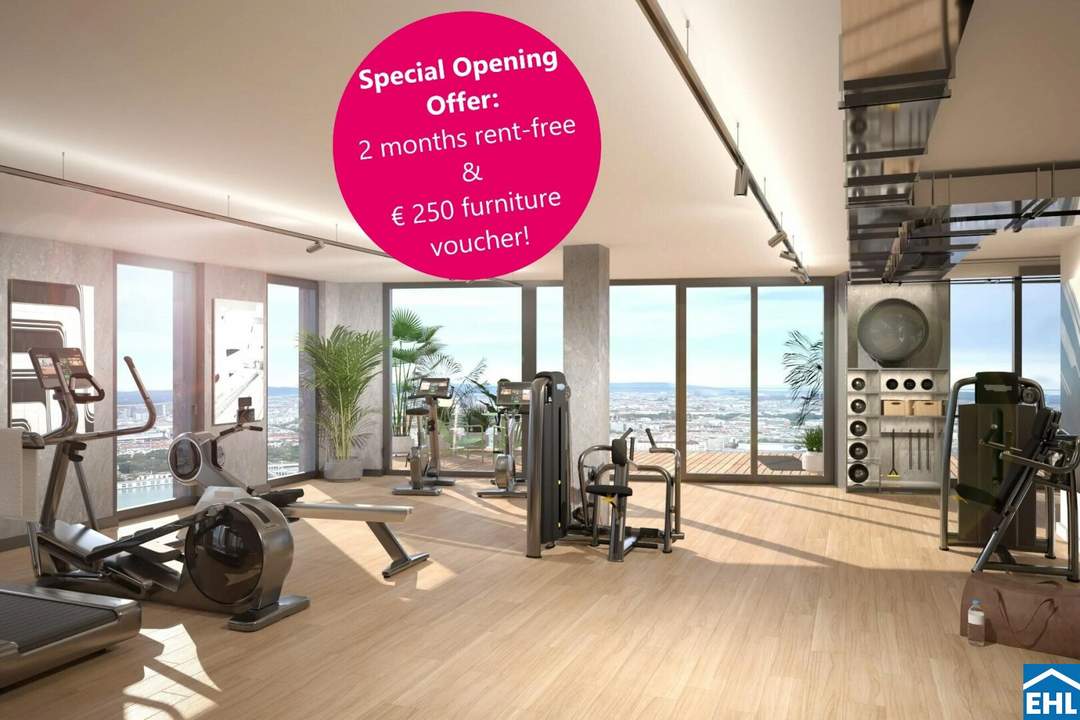 Special Opening Offer: 2 months rent-free & € 250 furniture voucher!