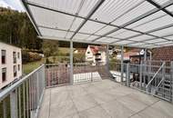 Zentral wohnen in Übelbach – Mietwohnung im obersten Stock mit Terrasse guter Anbindung nach Graz!
