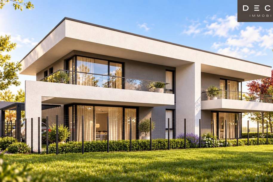 OBERLISSE | WUNDERSCHÖNE GRÜNRUHELAGE | DOPPELHAUSHÄLFTE | SCHLÜSSELFERTIG | WOHNKELLER | EIGENGARTEN | PKW-STELLPLATZ, Haus-kauf, 685.000,€, 2201 Korneuburg