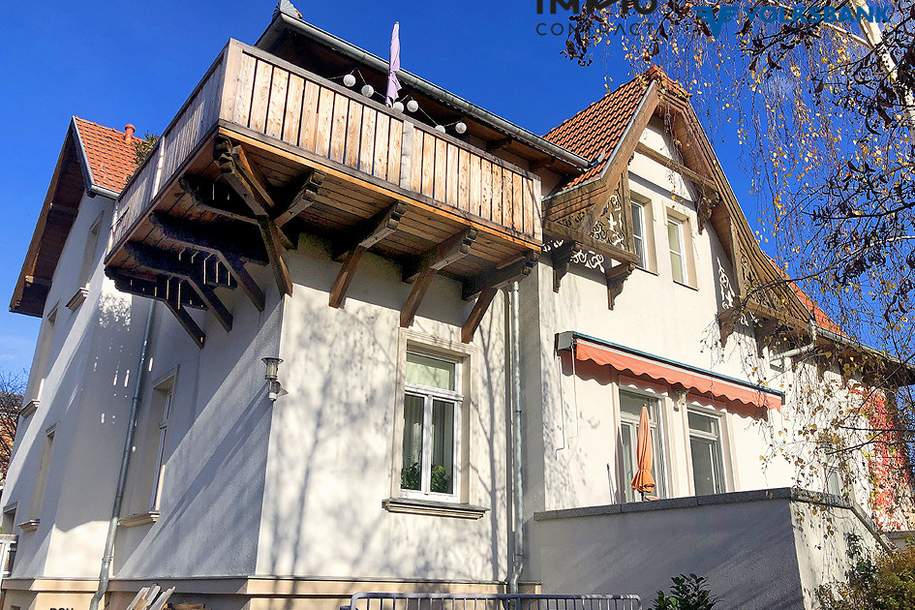 Horn: Stilvolles Renditeobjekt 4WE +1Stellplatz, 360qm vollverm, parif., 655qmGst, Gartenanlage, Gewerbeobjekt-kauf, 3580 Horn