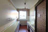 Sanierungsbedürftige 1+ Zimmer Wohnung mit großer Loggia in U-6 Nähe - Hochparterre