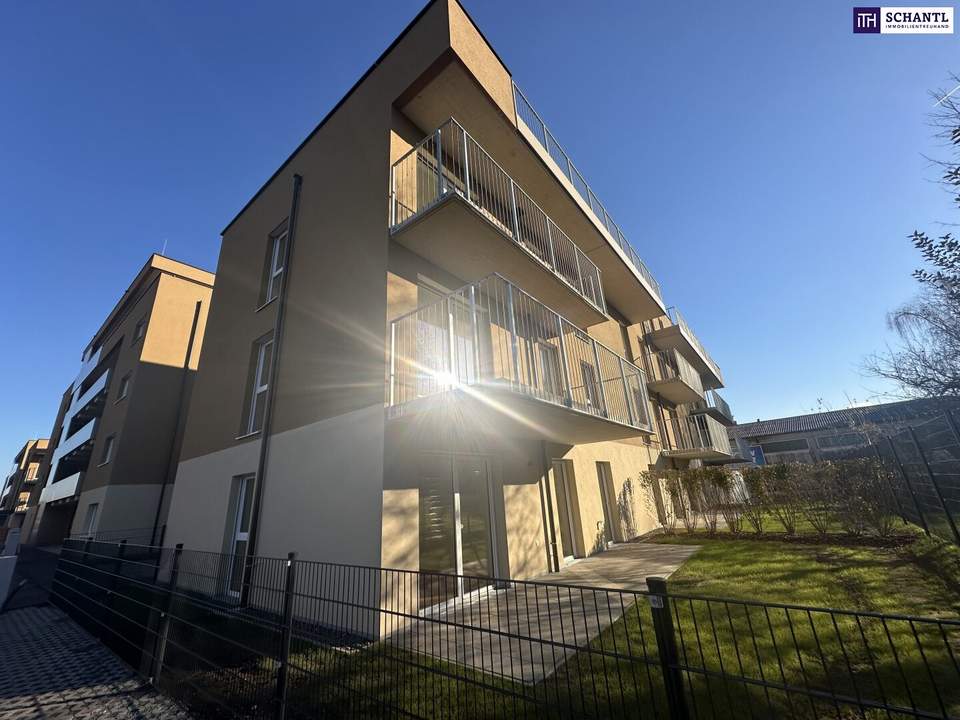 UMZIEHEN UND GENIESSEN! MODERNE Neubauwohnung mit Balkon im 1. Obergeschoss – Erstbezug mit exklusiver Ausstattung, Tischlerküche und Tiefgaragenplatz.