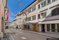 Beste Innenstadtlage in Bregenz – Gewerbefläche mit Büro-, Geschäfts- und Lagerflächen sowie Garagen, individuell anmietbar