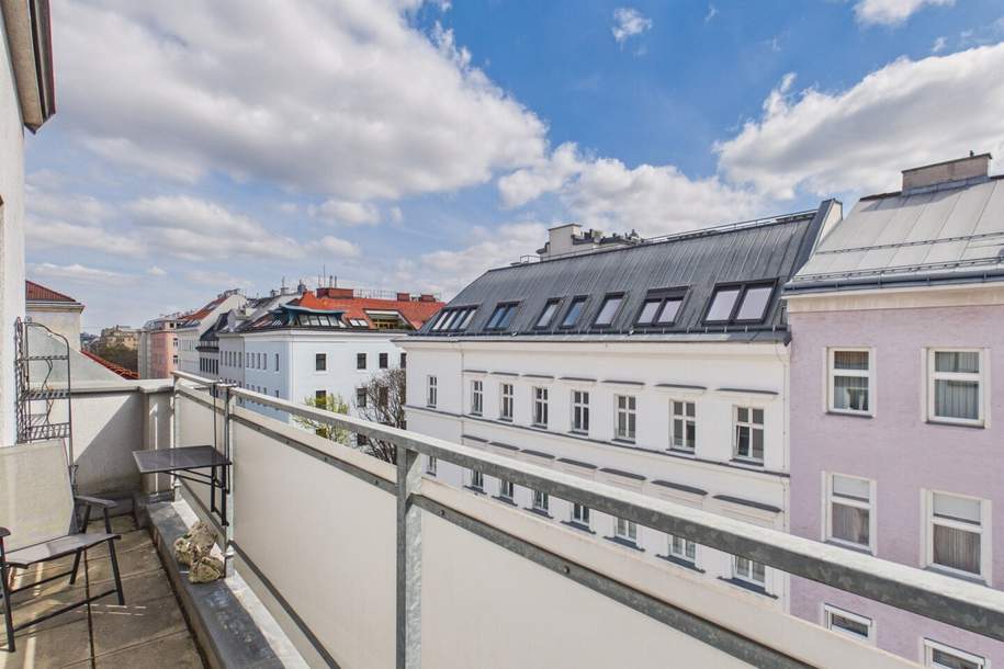 Sonnige 3-Zimmer-DG-Wohnung ohne Schrägen mit Südbalkon in 1120 Wien – nur €289.000!, Wohnung-kauf, 289.000,€, 1120 Wien 12., Meidling