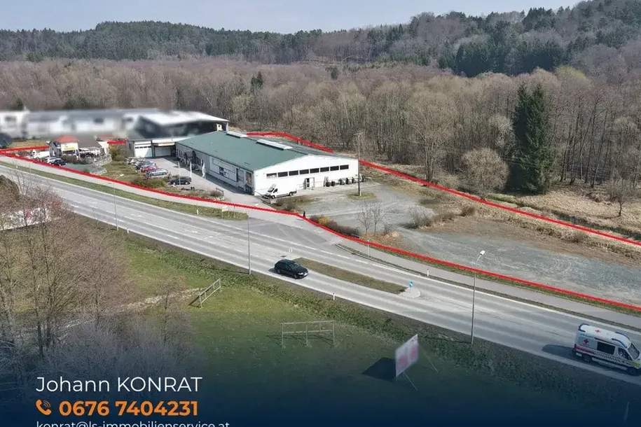 Gewerbeobjekt direkt an der Bundesstraße mit optimaler Verkehrsanbindung, Gewerbeobjekt-kauf, 999.500,€, 7531 Oberwart