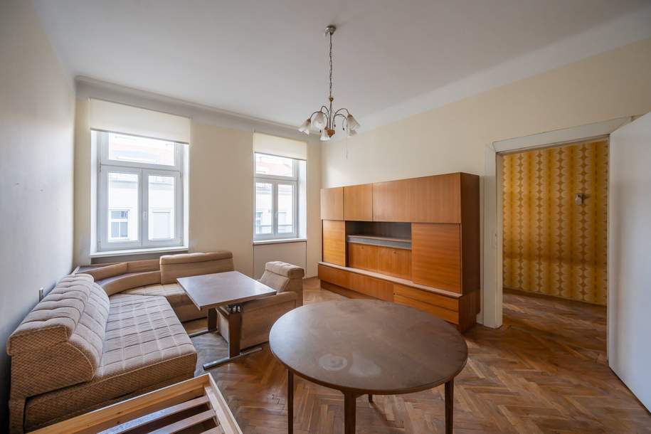 ++NEU++ Sanierungsbedürftige 2-Zimmer ALTBAUWOHNUNG mit Balkon!!, Wohnung-kauf, 168.890,€, 1100 Wien 10., Favoriten