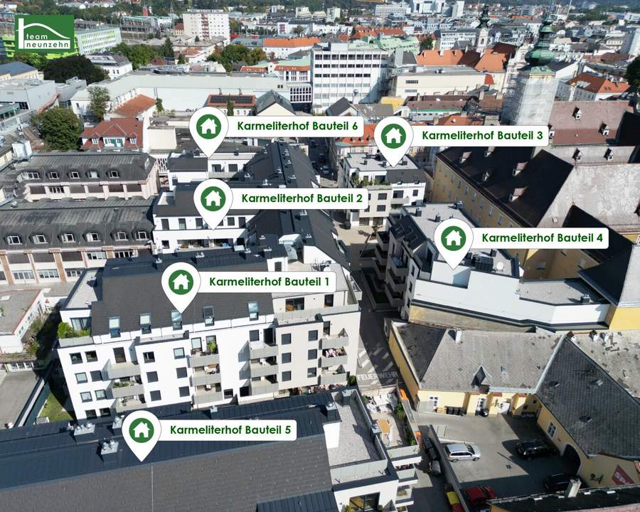 Karmeliterhof - moderne Wohnungen in bester Lage!