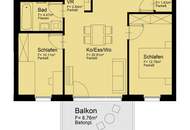 3-Zimmer mit Weitblick - Absolute Ruhelage nahe Kagraner Platz