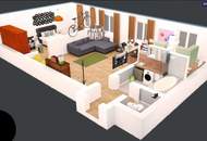 Ihre neue Adresse: Möbliert / Modern / Mittendrin! Perfekt aufgeteilte 2-Zimmer Wohnung + Beste Anbindung und Infrastruktur + Voll möbliert und renoviert + Hofruhelage! Jetzt Bestpreis sichern!