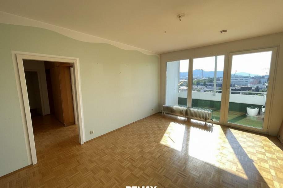 Attraktive Gelegenheit in Top-Lage in Waidmannsdorf: Renovierungsbedürftige 3-Zimmer-Wohnung mit Loggia und Potenzial, Wohnung-kauf, 195.000,€, 9020 Klagenfurt(Stadt)