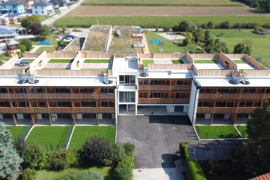 NEUBAU ERSTBEZUG WOHNUNG MIT DACHGARTEN IN ÖKOLOGISCHER BAUWEISE, Wohnung-miete, 1.298,74,€, 3071 Sankt Pölten(Land)