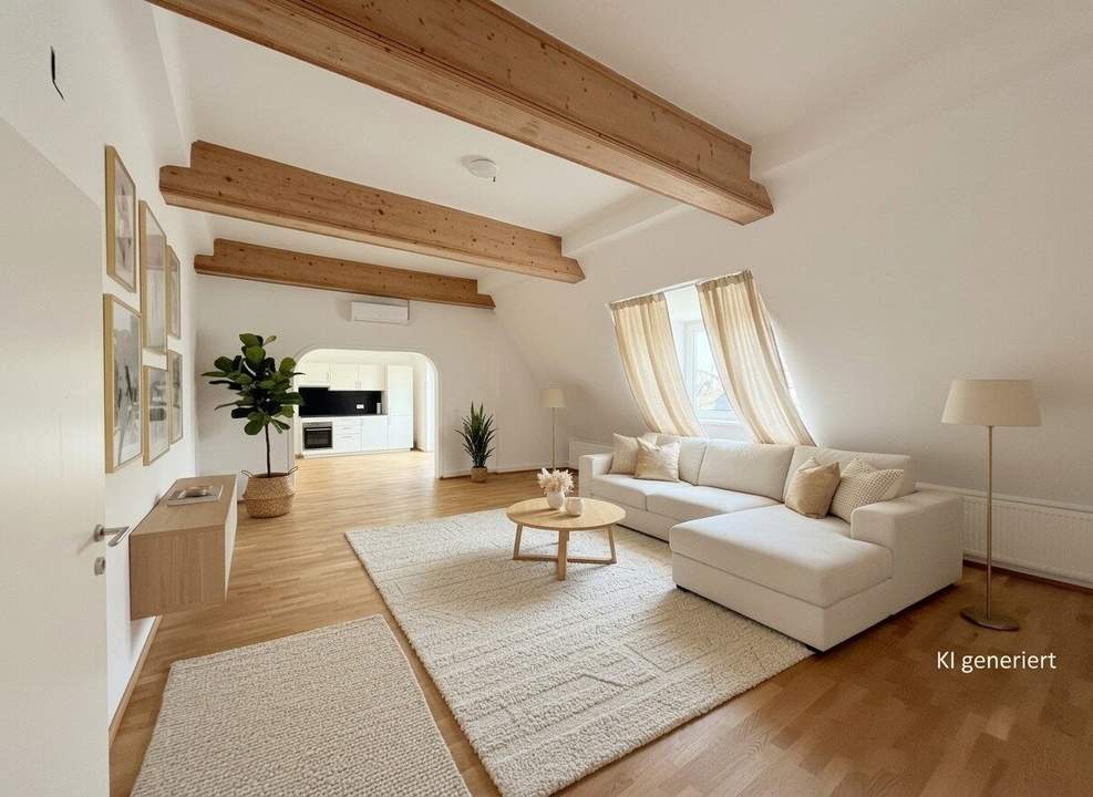 *NEUER PREIS!* 1080! 5 ZIMMER ! Schönes und frisch saniertes DG mit Balkon!