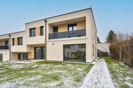 Wohnglück in Katzelsdorf: Erstbezug Doppelhaushälfte mit Loggia und Terrasse!, Haus-miete, 2.500,00,€, 3434 Tulln
