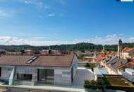 Wohnen wie ein Adler, hoch über den Dächern von Leibnitz- Exklusives Penthouse auf zwei Ebenen mit gigantischer Panoramaterrasse!