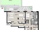 Geniale Gartenwohnung mit Fernblick - vier Zimmer - über 90 m² Freifläche und perfektem Grundriss!