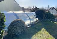 "ab 2026 die Badesaison genießen" Pachtgrund mit Bungalow mit großem Garten und Pool in der Feriensiedlung beim Badeteich Steinbrunn