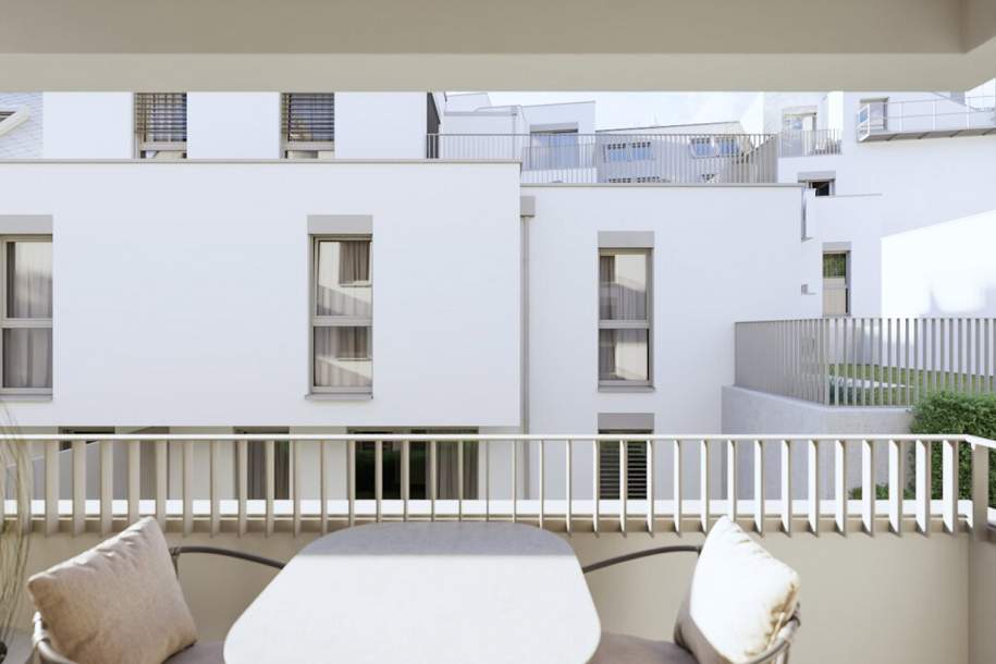 Abkühlen im hauseigenen Pool .... Ihre Traumwohnung mit Terrasse oder Garten und Fernblick Nähe Maurer Wald PROVISIONSFREI !!, Wohnung-kauf, 307.867,€, 1230 Wien 23., Liesing