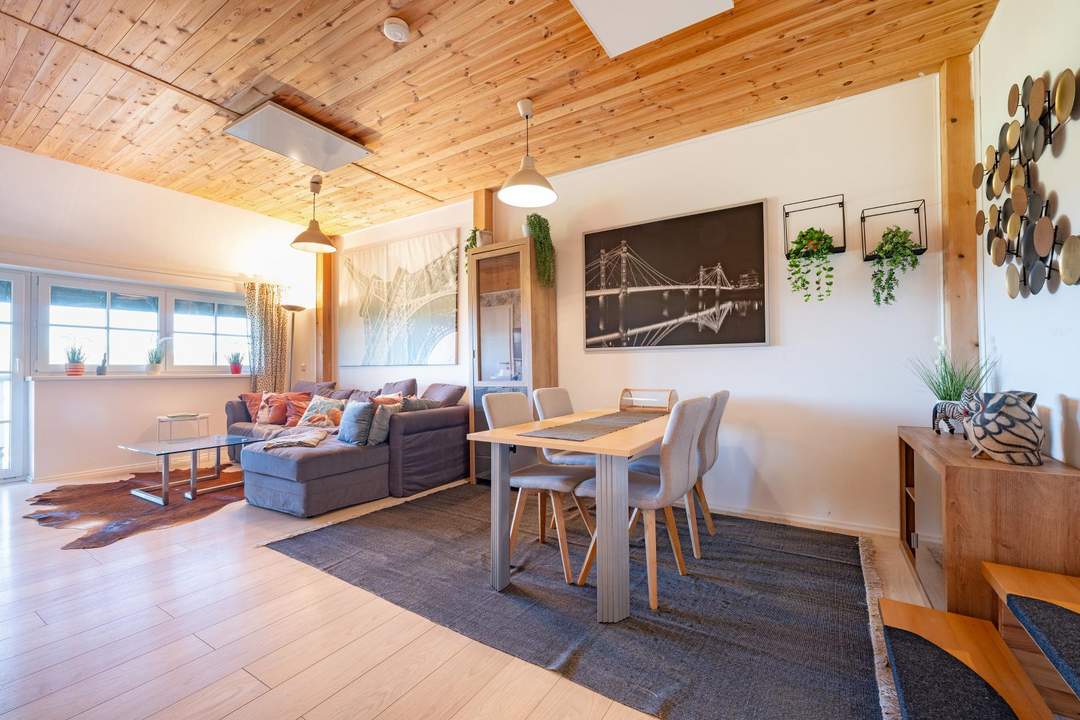 Koppl: 3-Zimmer-Anlegerwohnung ca. 62 m² im hist. Fichtlgut – generalsaniert, touristisch genehmigt, vollmöbliert, startklar