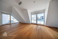 Lichtdurchflutete 4-Zimmer Maisonette-Penthouse Wohnung mit Weitblick und Terrassen!