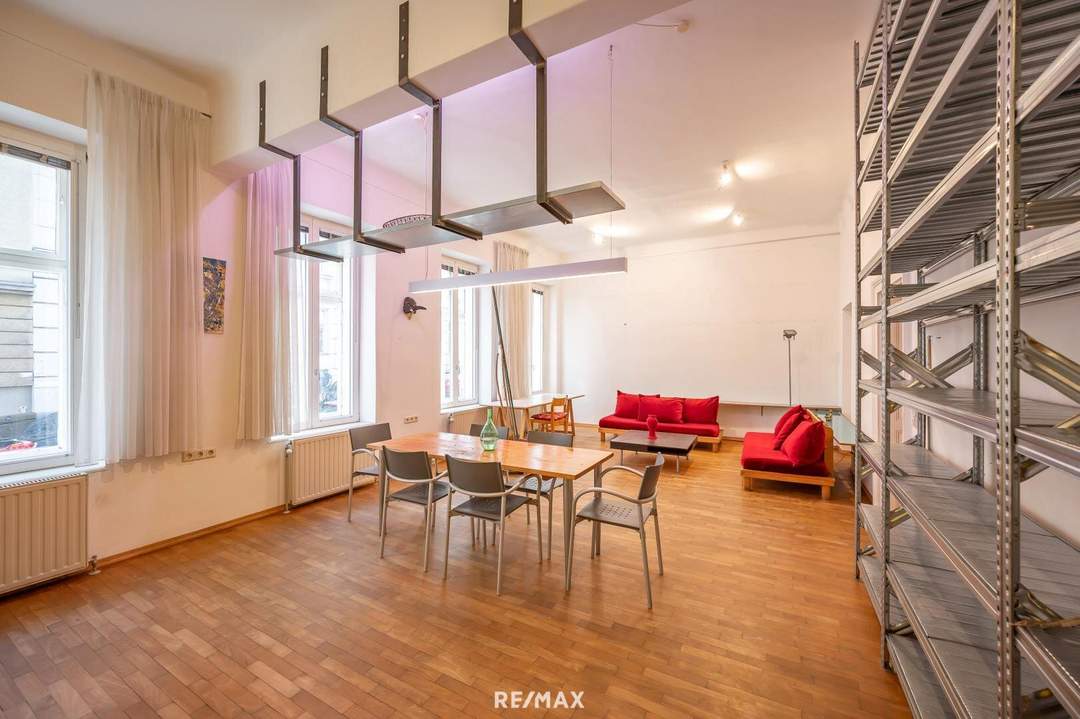 Neuer Preis! Loftartiges Wohnatelier in Wien, fünfter Bezirk!