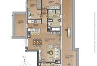 Maria Enzersdorf - Schlosspark!!! Stylische Neubauwohnung + MEGA Dachterrasse + Grün- und Weitblick!