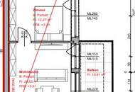 Graz - Liebenau: Erstbezug! 2-Zimmer-Wohnung mit großem Balkon & Tiefgaragenparkplatz! Für den Eigenbedarf oder zur Veranlagung!