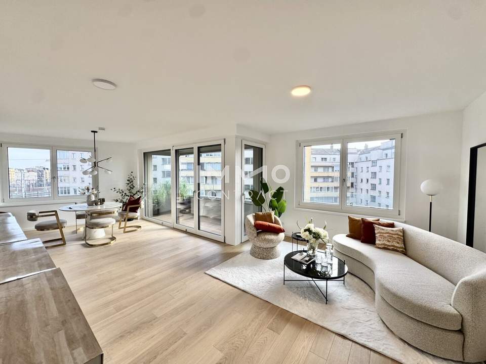 Provisionsfrei: Große Zweizimmer-Wohnung in 9. Stock - Hauptbahnhof