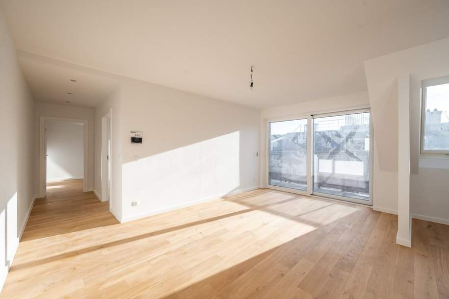 ++NEU++ Premium 3-Zimmer Dachgeschosswohnung mit 13m² Balkon!, Wohnung-kauf, 498.890,€, 1150 Wien 15., Rudolfsheim-Fünfhaus