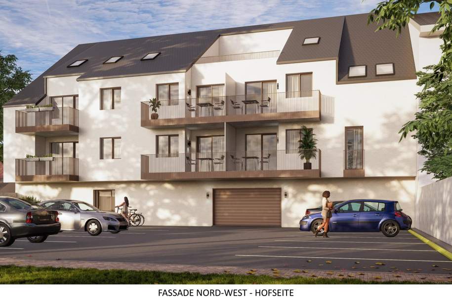 Moderne Erstbezug-Wohnung mit Balkon in Mannswörth - Perfekt für Singles oder Paare!, Wohnung-kauf, 212.000,€, 2320 Bruck an der Leitha