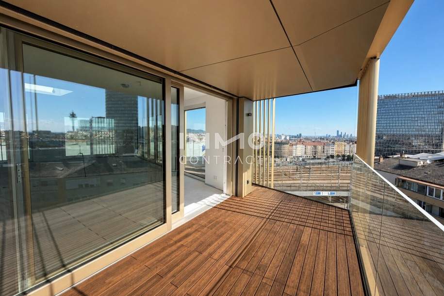 Ganz oben mit Traumblick über Wien - Penthouse mit außergewöhnlicher Architektur: Provisionsfrei direkt beim Hauptbahnhof, Wohnung-kauf, 340.000,€, 1100 Wien 10., Favoriten