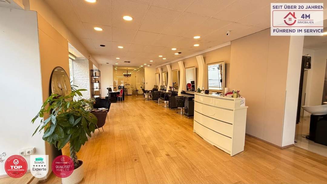 Moderner Beauty- &amp; Friseursalon mit großem Potenzial
