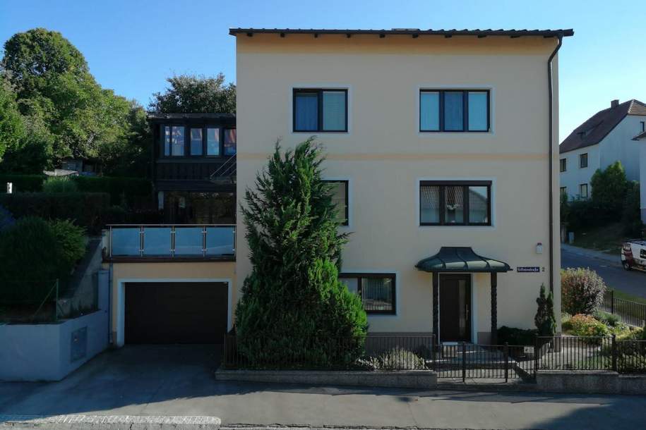 TOP PREISLEISTUNGSVERHÄLTNIS! 3 Wohnetagen mit Pool, Balkon, Garage, Wintergärten und Panoramablick!, Haus-kauf, 460.000,€, 2020 Hollabrunn