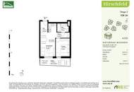 Hochwertige 2-Zimmer-Wohnung im energieeffizenten Neubauprojekt Hirschfeld - Naturnah wohnen