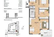 AKTION 1 MONAT MIETZINSFREI! - Traumhafte 3-Zimmer-Wohnung mit Freifläche in den Reininghausgründen!