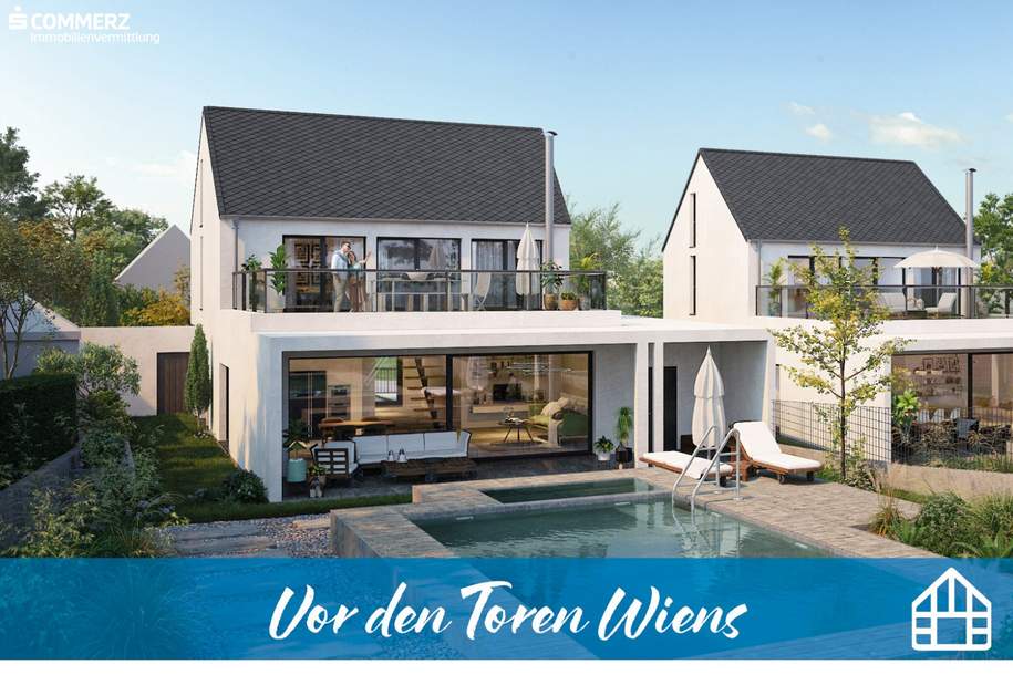 Edelwohnsitz mit Naturpool, Haus-kauf, 2.090.000,€, 2102 Korneuburg