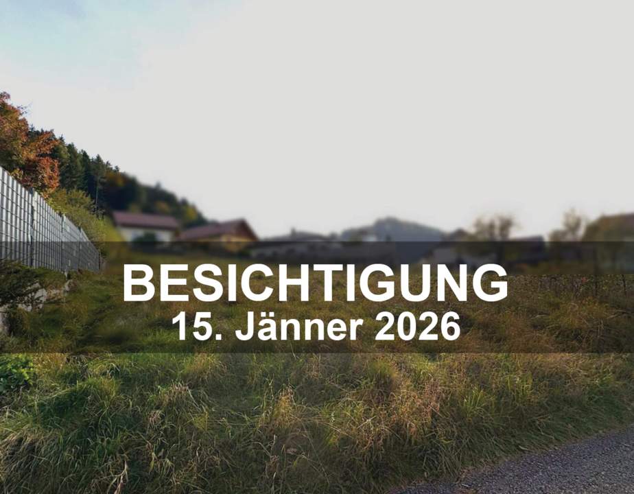 Sonniges Baugrundstück in Parz