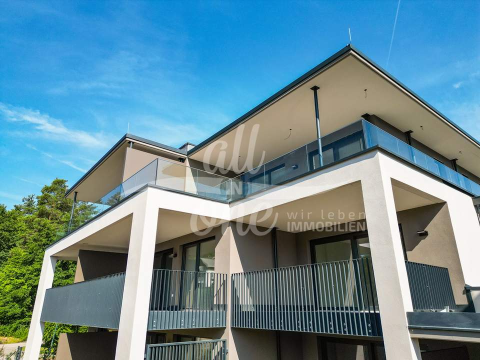 Optimal aufgeteilte 3-Zimmer-Neubauwohnung mit 14 m² Balkon