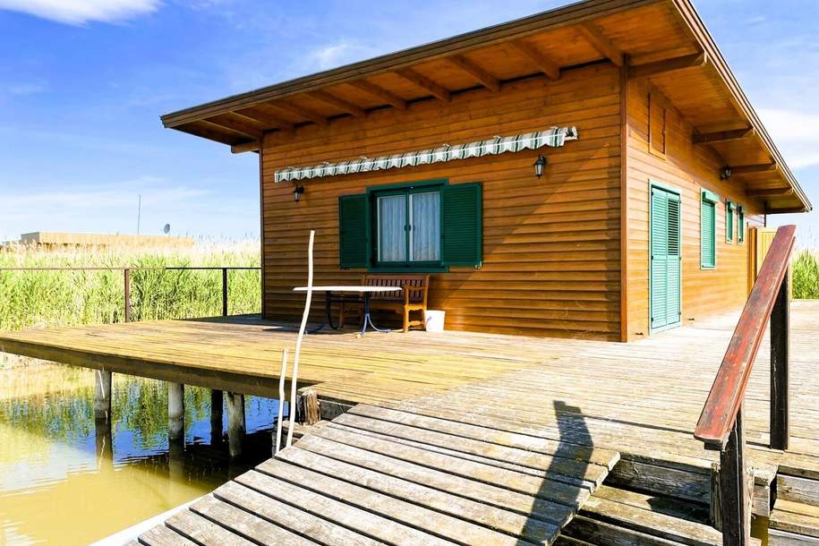 Ein Logenplatz am Wasser – Exklusive Seehütte auf Eigengrund im Neusiedler See!, Haus-kauf, 380.000,€, 7072 Eisenstadt-Umgebung