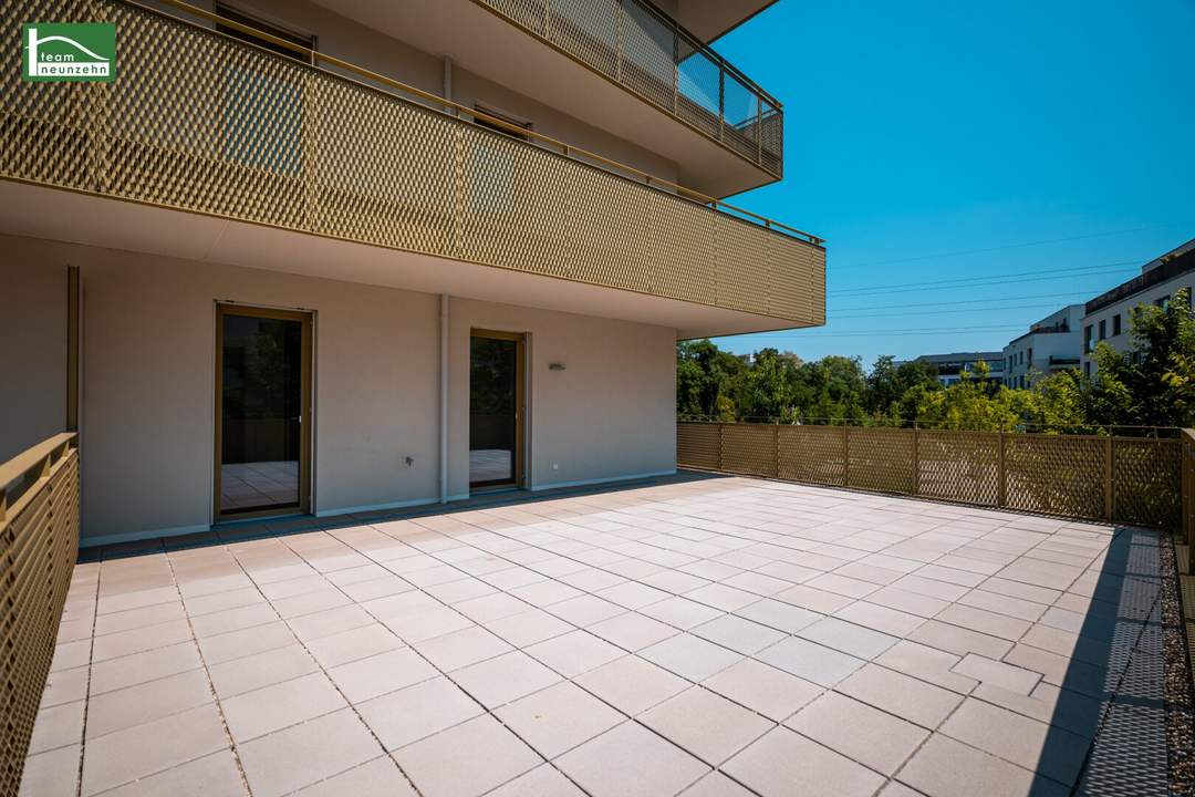 Riesige und sonnige Süd-Terrasse _ Provisionsfreier Erstbezugs in begehrter Grünruhelage - "Hirschfeld - Naturnah wohnen"