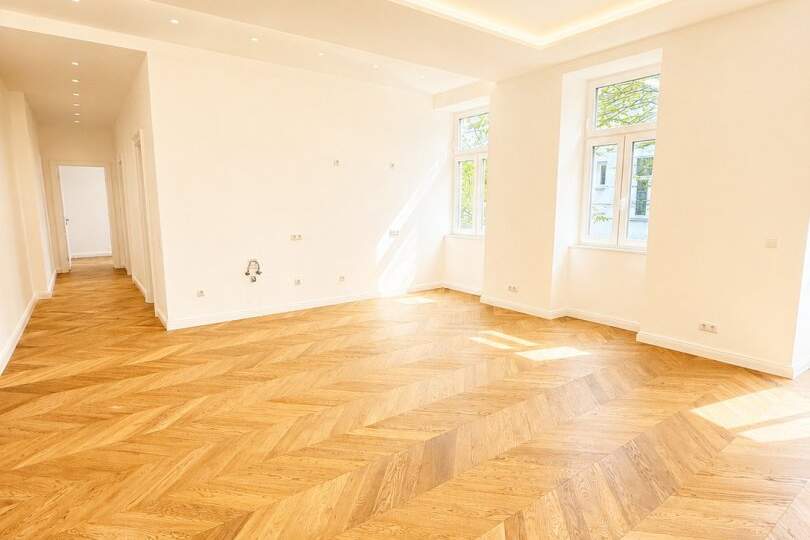 Luxuriöse Altbauwohnung mit zwei Balkonen in Toplage des 3. Bezirks, Wohnung-kauf, 899.000,€, 1030 Wien 3., Landstraße