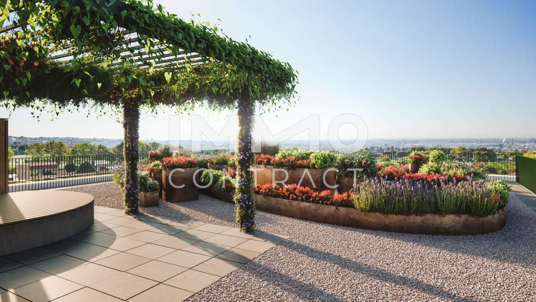 Provisionsfrei - 96m2 Garten - Luxuriöse Wohnung mit Büro in exklusiver Parkanlage!