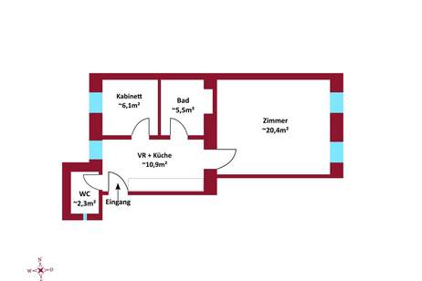 U1 in 5 Minuten erreichbar - Kurzzeitvermietung möglich - Lift im Haus - Zusammenlegung von Wohnungen möglich - Dachgeschoß Ausblick, Wohnung-kauf, 115.000,€, 1100 Wien 10., Favoriten