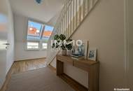 BEIM DONAUUFER: Lichtdurchflutete, klimatisierte Dachgeschoßwohnung mit Dachterrassen über den Dächern von Wien