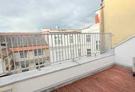 Freier Himmel über dem Servitenviertel/Clusiusgasse ca. 73 m2 mit Terrasse/ saniert!