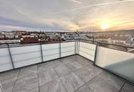 ERSTBEZUG! Exklusive lichtdurchflutete Dachgeschoss-Maisonette mit großzügigen Freiflächen und spektakulärem Weitblick ++ Luxuriöses Wohnen über den Dächern Wiens!